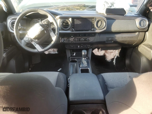 2022 Toyota Tacoma 4WD SR with VIN 3TMCZ5AN4NM513931, listed as a Copart auction lot 48511845 with 26,750 mi miles and Salvage Title. Bid and sale history available at carsss.com. Image 8.