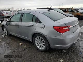 2013 Chrysler 200 LX with VIN 1C3CCBAB8DN651115, listed as a Copart auction lot 46977655 with 124,600 mi miles and Salvage Title. Bid and sale history available at carsss.com. Image 2.