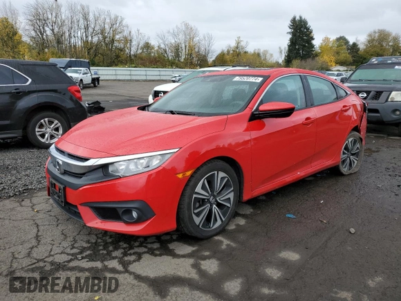 2017 Honda Civic Sedan EX-T with VIN 2HGFC1F4XHH632188, listed as a Copart auction lot 79520774 with 94,017 mi miles and Salvage Title. Bid and sale history available at carsss.com. Image 1.