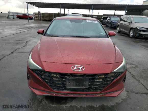 2023 Hyundai Elantra SEL with VIN KMHLS4AG0PU467038, listed as a Copart auction lot 51938585 with 28,789 mi miles and Salvage Title. Bid and sale history available at carsss.com. Image 5.
