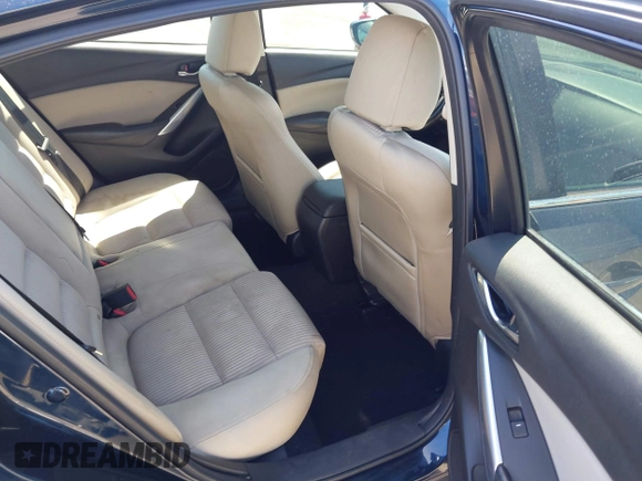 2015 Mazda 6 i Sport with VIN JM1GJ1U56F1203730, listed as a IAAI auction lot 41848281 with 93,150 mi miles. Bid and sale history available at carsss.com. Image 8.