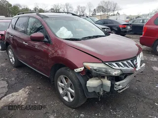 2009 Nissan Murano S with VIN JN8AZ18UX9W008239, listed as a IAAI auction lot 41259533 with 150,050 mi miles. Bid and sale history available at carsss.com. Image 1.