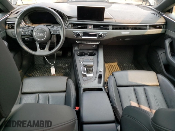 2018 Audi A5 Sportback Premium Plus with VIN WAUENCF57JA127882, listed as a Copart auction lot 55028903 with 52,932 mi miles. Bid and sale history available at carsss.com. Image 8.