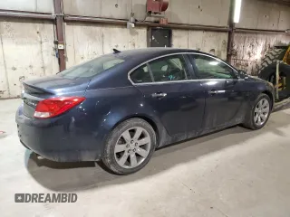 2013 Buick Regal Turbo Premium 2 with VIN 2G4GT5GV3D9214413, listed as a Copart auction lot 44165355 with 121,841 mi miles and Salvage title. Bid and sale history available at DreamBid. Image 3.