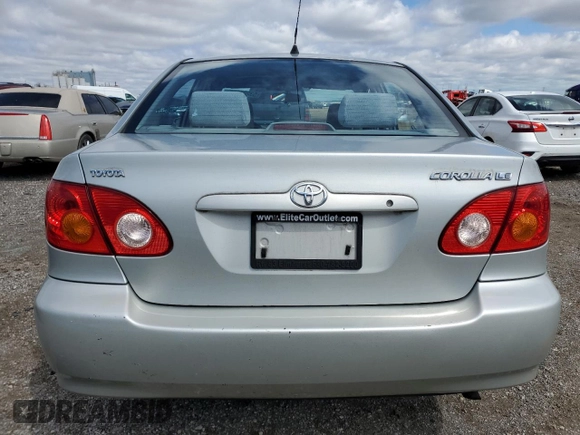 2003 Toyota Corolla CE with VIN 1NXBR32EX3Z067237, listed as a Copart auction lot 53207065 with 154,054 mi miles and Clean Title. Bid and sale history available at DreamBid. Image 6.