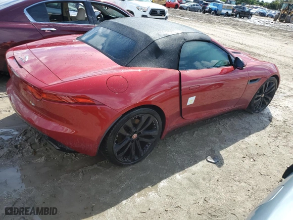 2016 Jaguar F-TYPE S with VIN SAJWA6FU4G8K24664, listed as a Copart auction lot 73968694 with 0 mi miles and Non Repairable. Bid and sale history available at carsss.com. Image 3.