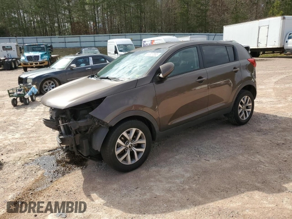 2015 Kia Sportage LX with VIN KNDPB3AC2F7727708, listed as a Copart auction lot 50307865 with 181,113 mi miles and Salvage Title. Bid and sale history available at carsss.com. Image 1.