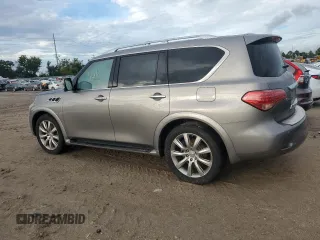 2013 Infiniti QX56 with VIN JN8AZ2NE3D9061052, listed as a Copart auction lot 73925854 with 0 mi miles and Salvage Title. Bid and sale history available at carsss.com. Image 2.
