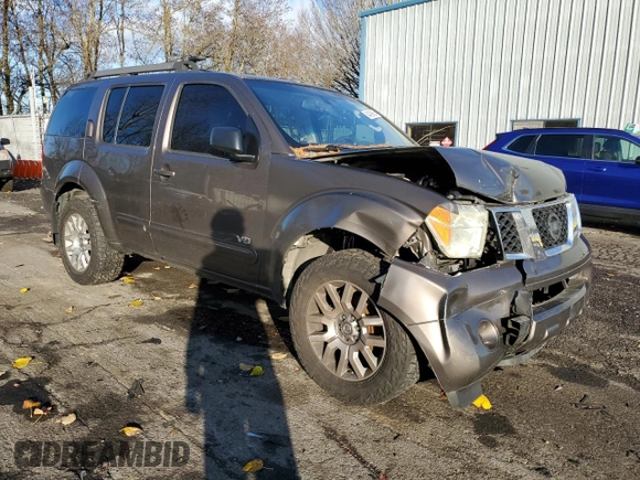 2008 Nissan Pathfinder LE with VIN 5N1BR18B48C641622, listed as a Copart auction lot 84099884 with 0 mi miles and Salvage Title. Bid and sale history available at carsss.com. Image 4.