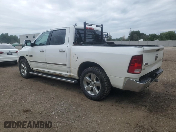 2018 Ram 1500 Big Horn with VIN 1C6RR7LT9JS134322, listed as a Copart auction lot 62555085 with 264,155 mi miles and Non repairable. Bid and sale history available at DreamBid. Image 2.