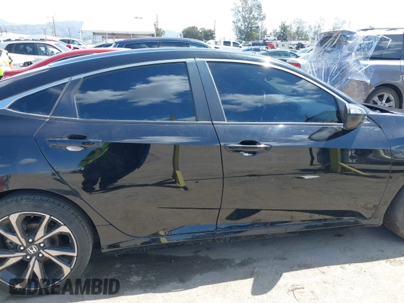 2020 Honda Civic Sedan Sport with VIN 2HGFC2F82LH593033, listed as a IAAI auction lot 41921409 with 20,614 mi miles. Bid and sale history available at carsss.com. Image 13.