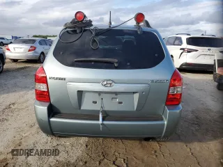 2008 Hyundai Tucson GLS with VIN KM8JM12B98U734567, listed as a Copart auction lot 79539044 with 193,738 mi miles and Salvage Title. Bid and sale history available at carsss.com. Image 6.