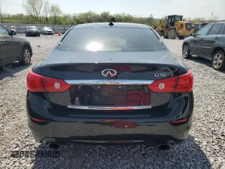 2014 Infiniti Q50 Sport with VIN JN1BV7AP5EM676333, listed as a Copart auction lot 51488305 with 229,972 mi miles and Clean Title. Bid and sale history available at DreamBid. Image 6.