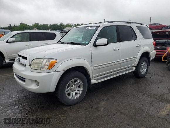 2005 Toyota Sequoia Limited with VIN 5TDBT48A35S241074, listed as a Copart auction lot 55754685 with 219,240 mi miles and Salvage Title. Bid and sale history available at DreamBid. Image 1.