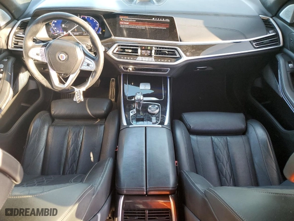 2021 BMW X7 ALPINA XB7 with VIN 5UXCX6C15M9G12505, listed as a Copart auction lot 74230214 with 75,597 mi miles and Salvage Title. Bid and sale history available at carsss.com. Image 8.