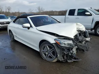 2023 Mercedes-Benz C 300 with VIN W1KWK8EB1PG116635, listed as a Copart auction lot 89201975 with Not Provided miles and Salvage Title. Bid and sale history available at DreamBid. Image 4.