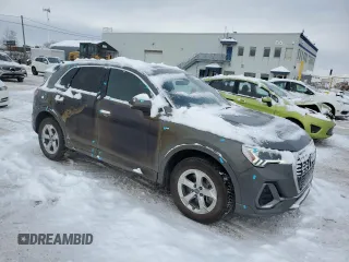 2021 Audi Q3 S line Premium Plus with VIN WA1EECF38M1085691, listed as a Copart auction lot 86403464 with 36,536 mi miles and Salvage Title. Bid and sale history available at carsss.com. Image 4.