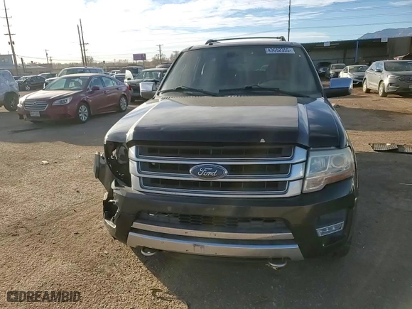 2015 Ford Expedition EL Platinum with VIN 1FMJK1MT5FEF01675, listed as a Copart auction lot 43652355 with 159,697 mi miles and Salvage Title. Bid and sale history available at carsss.com. Image 12.