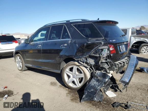 2015 Mercedes-Benz M 400 with VIN 4JGDA5GB2FA486716, listed as a Copart auction lot 88552985 with 18,254 mi miles and Salvage Title. Bid and sale history available at DreamBid. Image 2.