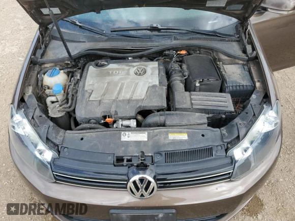 2013 Volkswagen Jetta TDI w/Sunroof & Nav with VIN 3VWPL7AJ5DM686378, listed as a Copart auction lot 59963015 with 135,548 mi miles and Salvage title. Bid and sale history available at DreamBid. Image 11.