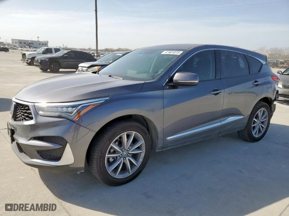2020 Acura RDX w/Technology Pkg with VIN 5J8TC1H56LL003922, listed as a Copart auction lot 47401075 with 57,134 mi miles and Salvage Title. Bid and sale history available at carsss.com. Image 1.