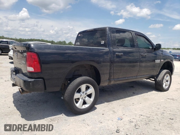 2017 Ram 1500 Express with VIN 3C6RR7KT2HG710237, listed as a Copart auction lot 61176305 with 89,966 mi miles and Salvage title. Bid and sale history available at DreamBid. Image 3.
