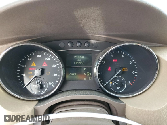 2007 Mercedes-Benz R 3.5L z VIN 4JGCB65E67A055745, wystawiony jako Copart lot #54689145 z przebiegiem 149 482 mil mil oraz Szkoda całkowita • Salvage title. Historia ofert i sprzedaży dostępna na DreamBid. Obrazek 9.