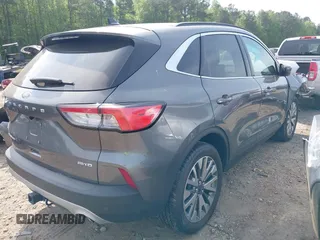 2022 Ford Escape Titanium with VIN 1FMCU9J91NUB87215, listed as a IAAI auction lot 42092928 with 3,255 mi miles and . Bid and sale history available at DreamBid. Image 4.