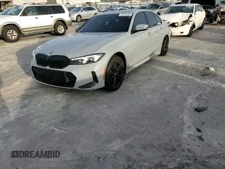 2023 BMW 3 Series 330i with VIN 3MW69FF01P8D71708, listed as a Copart auction lot 45745505 with 22,980 mi miles and Salvage Title. Bid and sale history available at carsss.com. Image 11.
