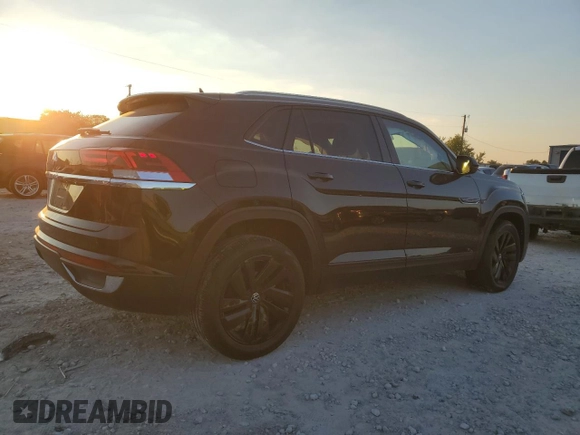 2022 Volkswagen Atlas SE with VIN 1V2JC2CA0NC224224, listed as a Copart auction lot 74612554 with 49,249 mi miles and Salvage title. Bid and sale history available at DreamBid. Image 3.