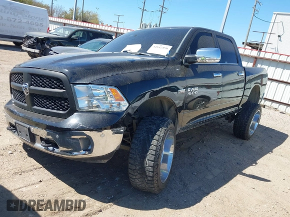 2018 Ram 1500 Lone Star Silver with VIN 1C6RR6LT1JS200095, listed as a IAAI auction lot 41842896 with 99,406 mi miles and . Bid and sale history available at DreamBid. Image 2.