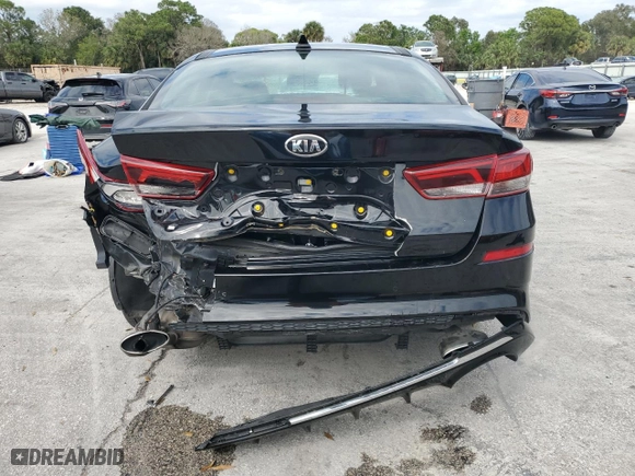 2020 Kia Optima LX with VIN 5XXGT4L37LG432624, listed as a Copart auction lot 46987765 with 113,146 mi miles and Salvage Title. Bid and sale history available at carsss.com. Image 6.