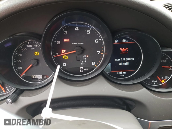 2017 Porsche Cayenne with VIN WP1AA2A24HKA81225, listed as a Copart auction lot 68863544 with 80,828 mi miles and Salvage title. Bid and sale history available at DreamBid. Image 9.