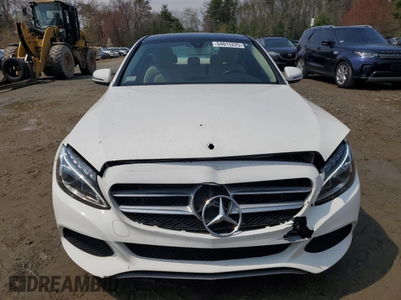 2018 Mercedes-Benz C 300 with VIN WDDWF4KB8JR316926, listed as a Copart auction lot 54015225 with 52,551 mi miles and Salvage title. Bid and sale history available at DreamBid. Image 5.