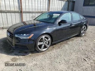 2014 Audi A6 Prestige with VIN WAUHGAFC9EN057648, listed as a Copart auction lot 75525074 with 94,711 mi miles and Salvage title. Bid and sale history available at DreamBid. Image 1.