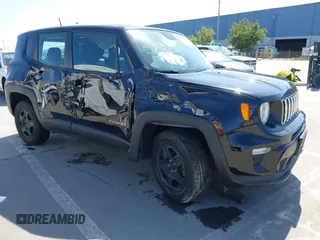 2019 Jeep Renegade Sport z VIN ZACNJBAB8KPK74653, wystawiony jako IAAI lot #41838979 z przebiegiem 76 682 mil mil oraz . Historia ofert i sprzedaży dostępna na DreamBid. Obrazek 1.