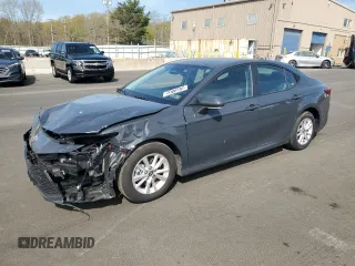 2025 Toyota Camry LE with VIN 4T1DAACK9SU545896, listed as a Copart auction lot 53773375 with 9,886 mi miles and Clean Title. Bid and sale history available at carsss.com. Image 1.