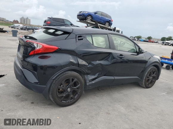 2021 Toyota C-HR LE with VIN JTNKHMBX7M1128976, listed as a Copart auction lot 54297035 with Not Provided miles and Salvage Title. Bid and sale history available at DreamBid. Image 3.