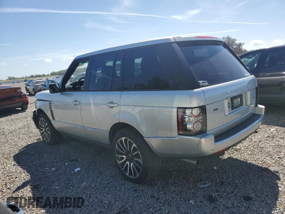 2012 Land Rover Range Rover SC с VIN SALMF1E49CA364278, выставлен на аукционе Copart как лот 49981795 с пробегом 92 086 миль миль и Чистый • Clean title. История ставок и продаж доступна на DreamBid. Изображение 2.