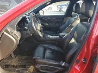 2021 Infiniti Q50 Red Sport 400 with VIN JN1FV7DP8MM850097, listed as a Copart auction lot 48663665 with 82,788 mi miles and Salvage Title. Bid and sale history available at DreamBid. Image 7.