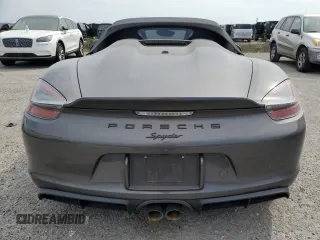 2016 Porsche Boxster Spyder z VIN WP0CC2A80GS152413, wystawiony jako Copart lot #75108734 z przebiegiem Nie podano mil oraz Szkoda całkowita • Salvage title. Historia ofert i sprzedaży dostępna na DreamBid. Obrazek 6.