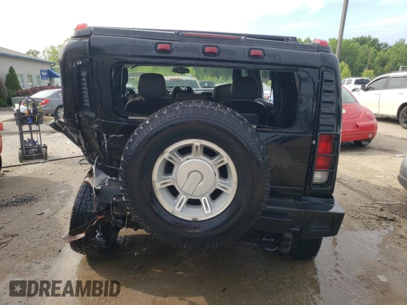 2005 Hummer H2 SUV with VIN 5GRGN23U85H103510, listed as a Copart auction lot 59050804 with 0 mi miles and Non Repairable. Bid and sale history available at carsss.com. Image 6.