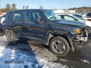 2016 Jeep Renegade Sport with VIN ZACCJBAW3GPC70790, listed as a Copart auction lot 42092565 with 14,125 mi miles and Salvage Title. Bid and sale history available at DreamBid. Image 4.