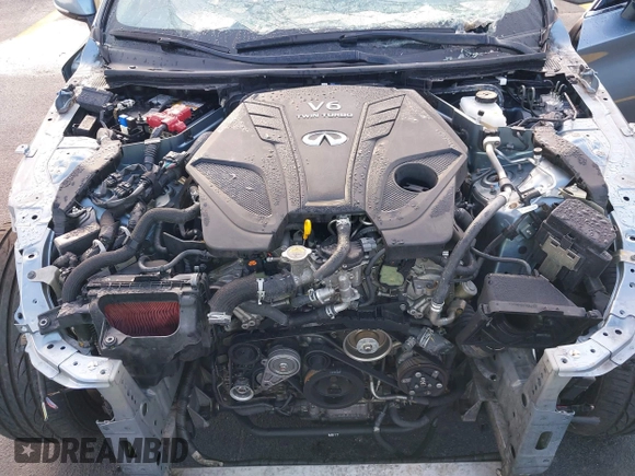 2020 Infiniti Q60 Luxe with VIN JN1EV7EK8LM341026, listed as a IAAI auction lot 42197596 with 54,500 mi miles and . Bid and sale history available at DreamBid. Image 10.