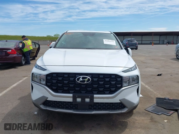 2021 Hyundai Santa Fe SE with VIN 5NMS1DAJ9MH326387, listed as a IAAI auction lot 42004152 with 48,836 mi miles. Bid and sale history available at carsss.com. Image 13.