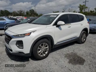 2019 Hyundai Santa Fe SE with VIN 5NMS23AD9KH052915, listed as a Copart auction lot 64799885 with 172,445 mi miles and Clean title. Bid and sale history available at DreamBid. Image 1.