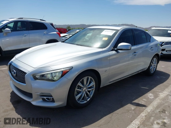 2014 Infiniti Q50 Premium with VIN JN1BV7AP2EM691601, listed as a IAAI auction lot 42323769 with 93,413 mi miles and . Bid and sale history available at DreamBid. Image 18.