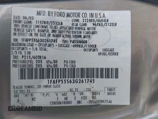 2003 Ford Taurus SES Standard with VIN 1FAFP55S63G261745, listed as a IAAI auction lot 42748792 with 89,766 mi miles and . Bid and sale history available at DreamBid. Image 9.