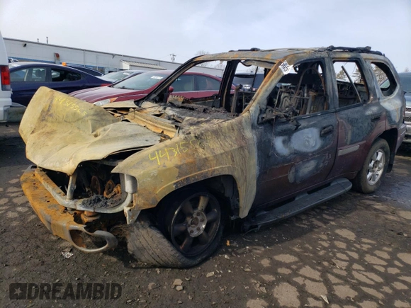 2003 GMC Envoy SLT with VIN 1GKDT13S332272907, listed as a Copart auction lot 44315565 with 0 mi miles and Non Repairable. Bid and sale history available at carsss.com. Image 1.