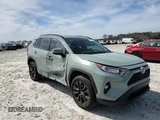 2020 Toyota RAV4 XLE Premium with VIN 2T3C1RFV0LW058580, listed as a Copart auction lot 49551815 with 127,615 mi miles and Salvage Title. Bid and sale history available at carsss.com. Image 12.